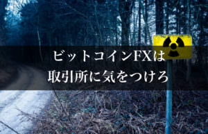 ビットコインFXで大損した経験から学ぶ鉄の掟、取引所選びが大切!